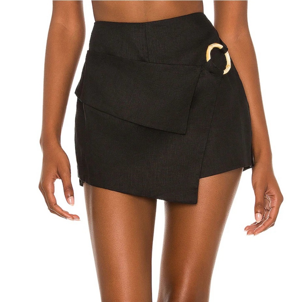 Lovers and Friends Black Mini Tanner Skort Size XS